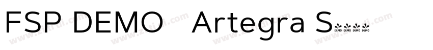 FSP DEMO   Artegra S字体转换